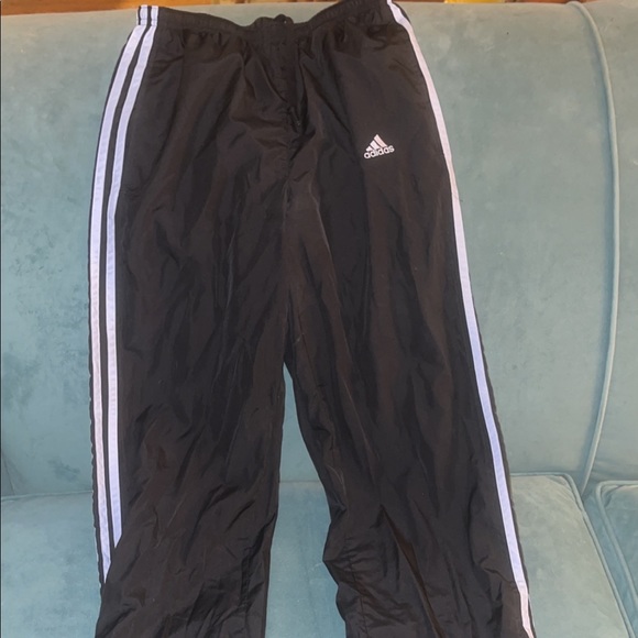 Adidas Black Track Pants Flared size small - Picture 2 of 4